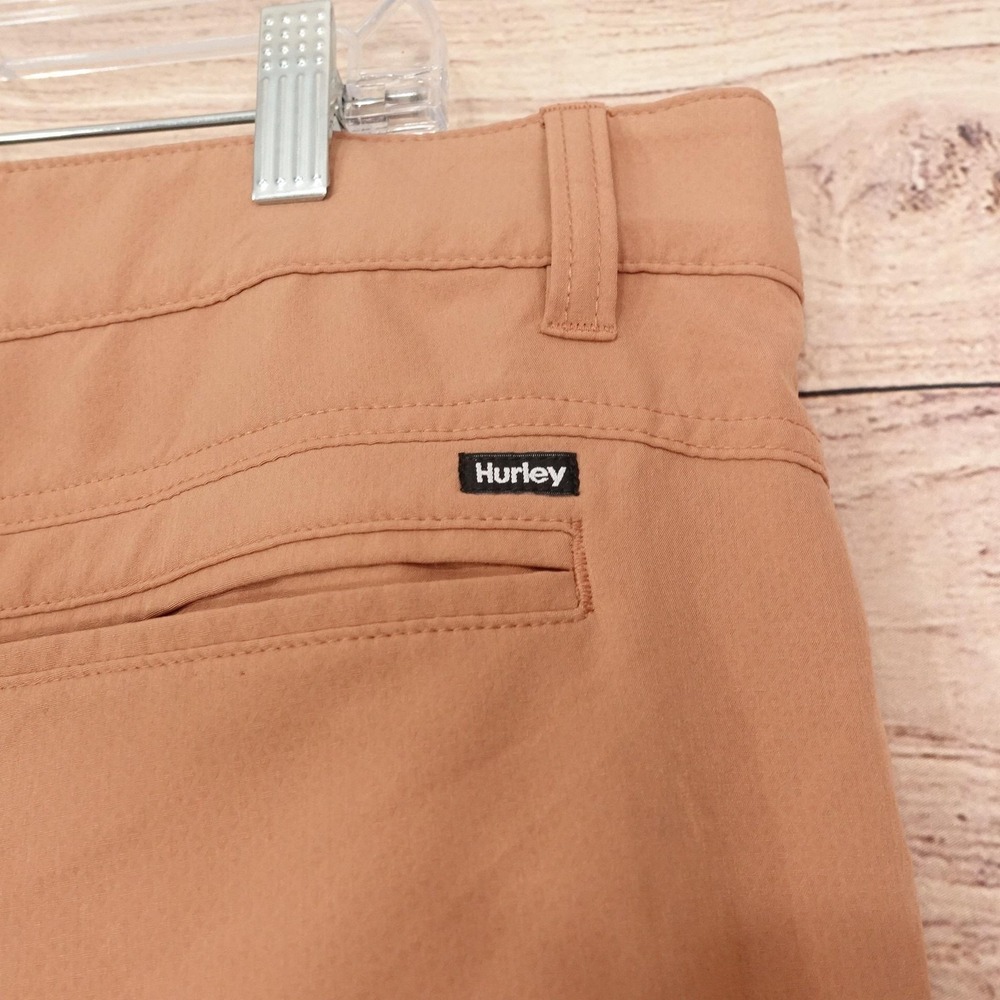 Hurley Shorts Mens 40 Chino Microfiber Stretch 10 Inseam Casual Summer - Picture 6 of 10